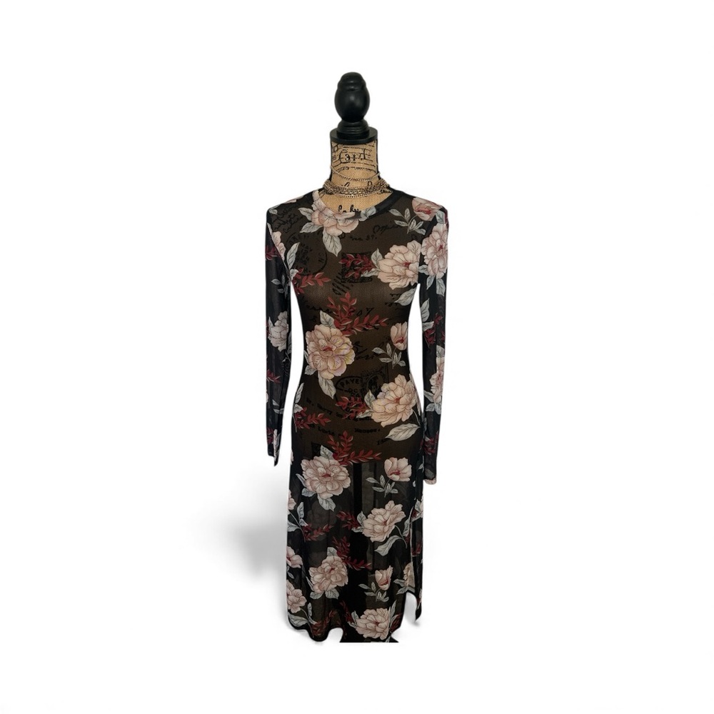 Floral Long Sleeve Dress